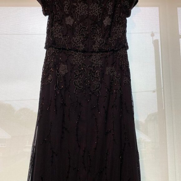 Adrianna  Papell Womens Soutache Long Dress - Picture 10 of 16